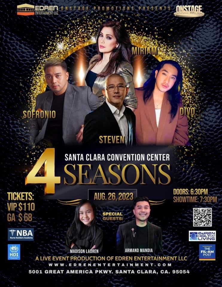 4 Seasons concert poster