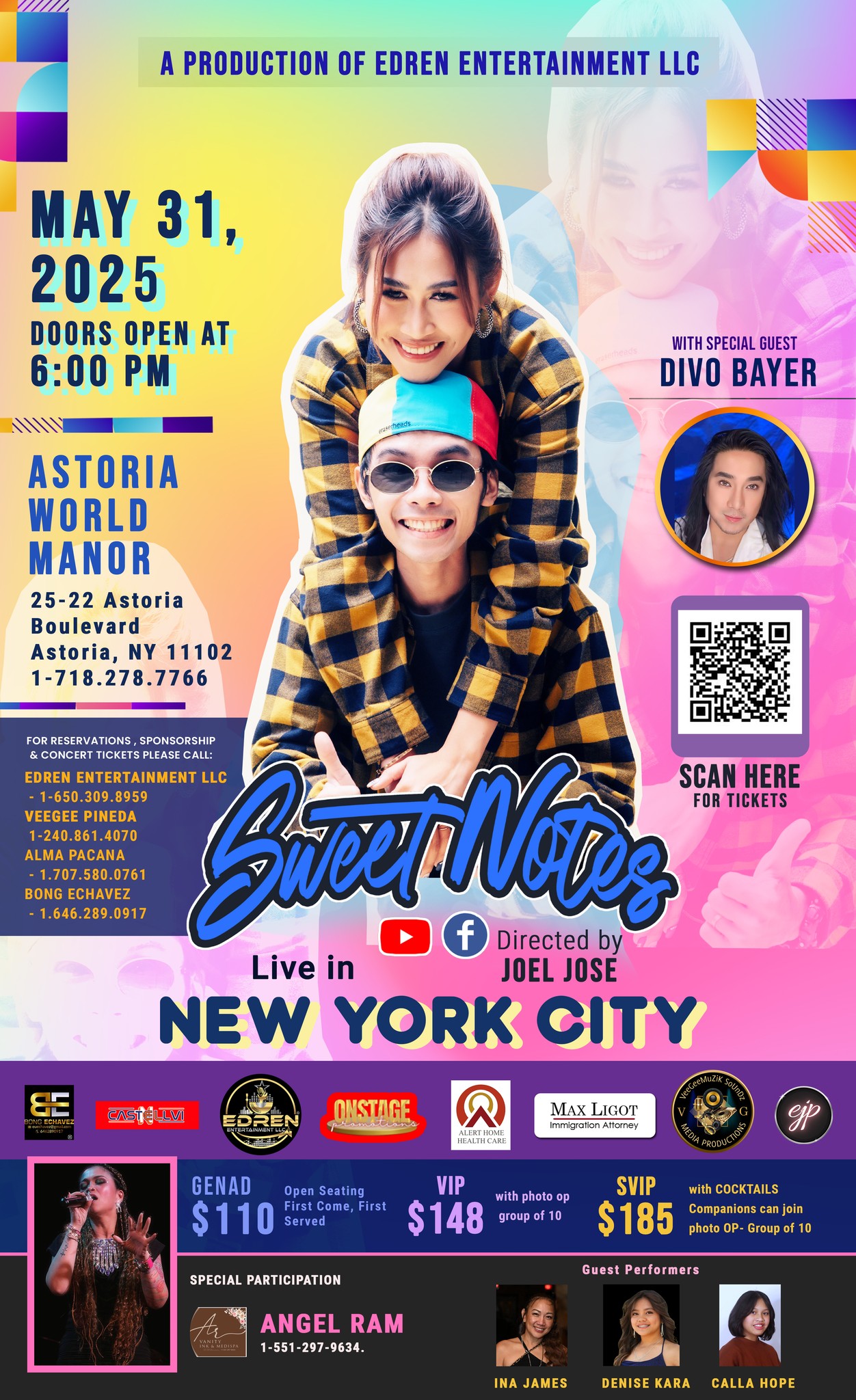Sweetnotes New York City poster